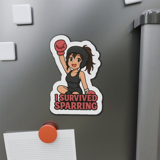 I Survived Sparring Die Cut Magnet