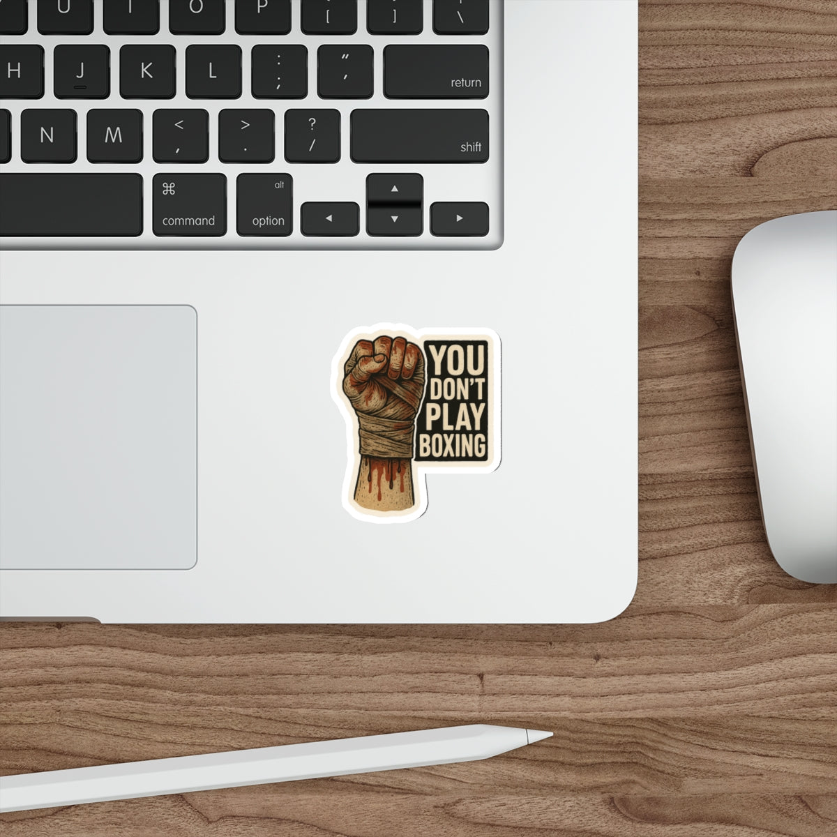 You Don't Play Boxing Die Cut Sticker