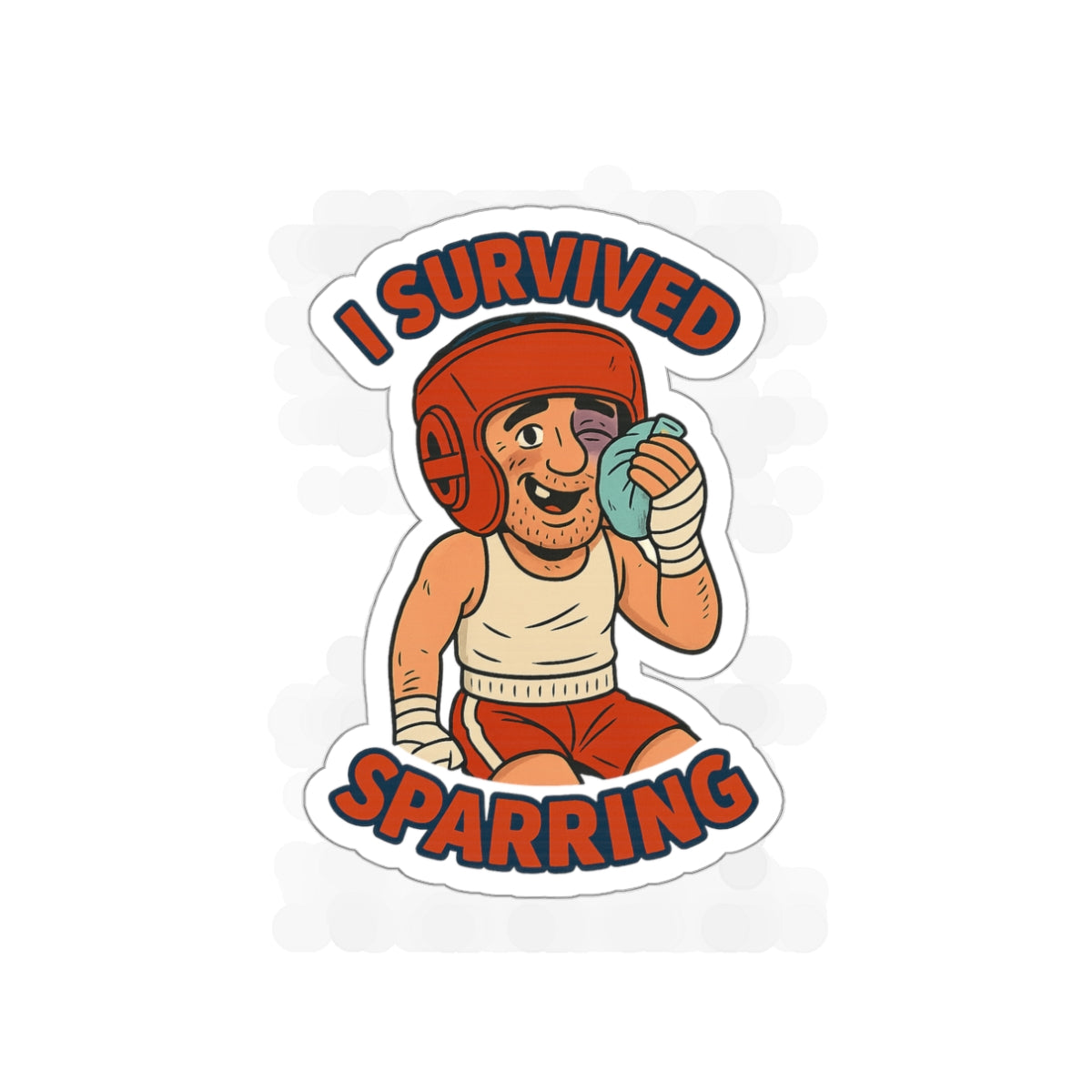 I Survived Sparring Die Cut Sticker
