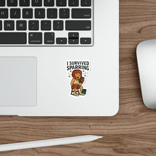 I Survived Sparring Die Cut Sticker