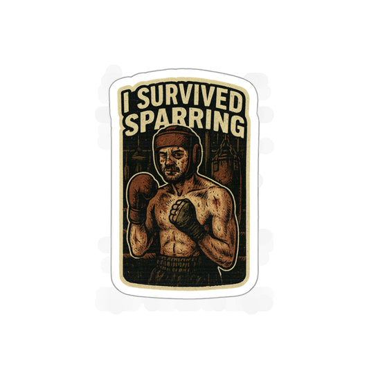I Survived Sparring Die Cut Sticker